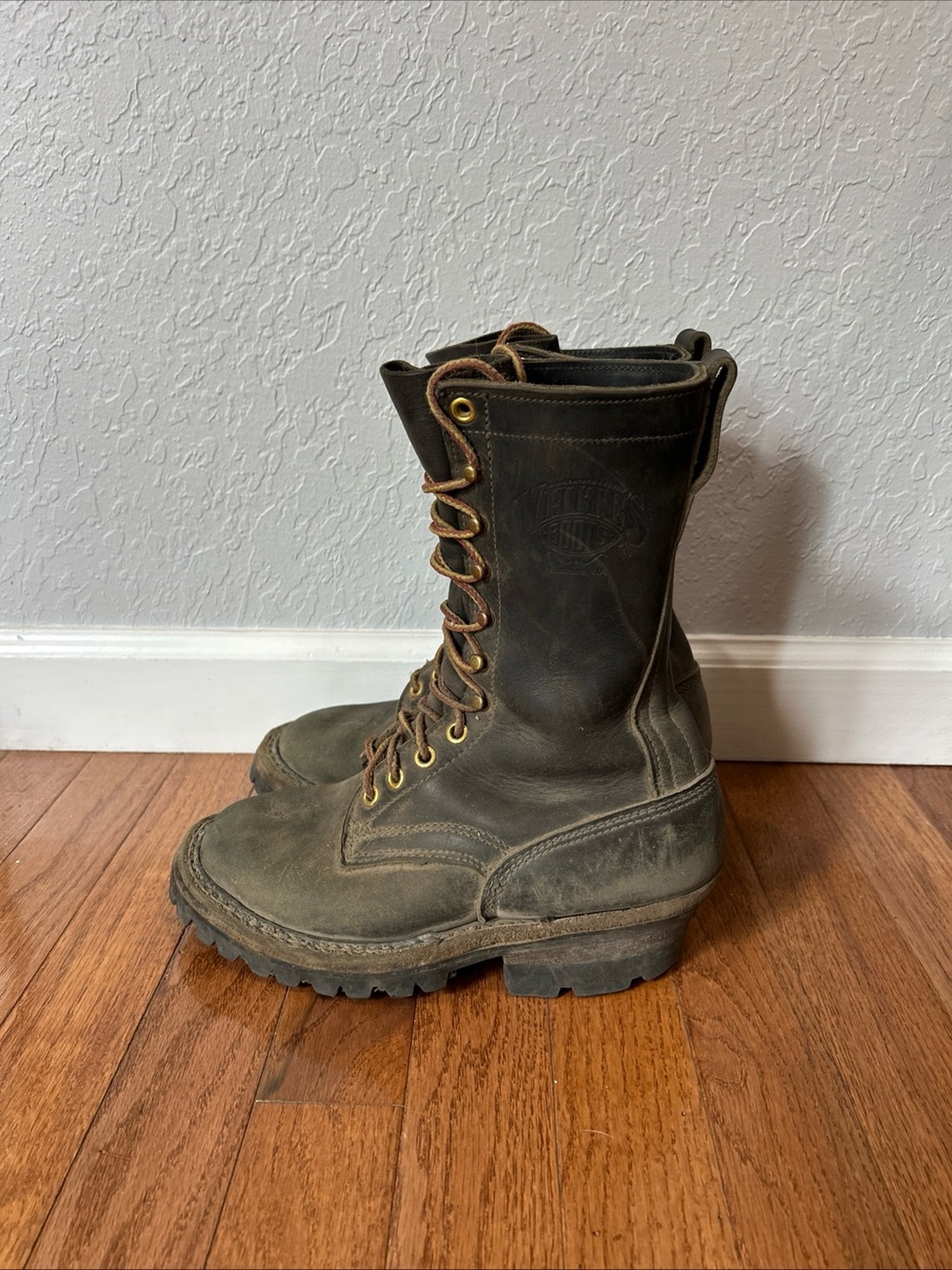 White’s Boots Smoke Jumper Firefighter Soft Toe Leather Women’s Size 5.5 Brown